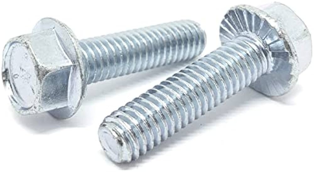 Picture of Brighton Best Br406022 1/4"-20X1",(Ft) Grade 5 Hex Head Serrated Flange Screw Zinc Cr+3